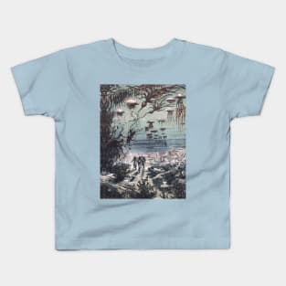 Twenty Thousand Leagues Under the Sea, Underwater Landscape from Crespo Island Kids T-Shirt